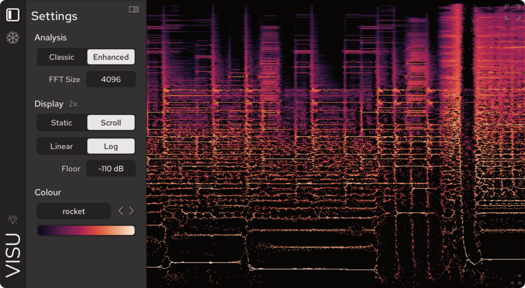 Visu Spectrogram Plugin User Interface