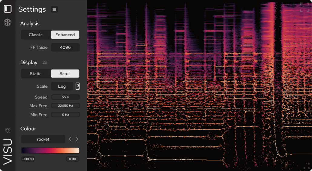 Visu Spectrogram Plugin User Interface